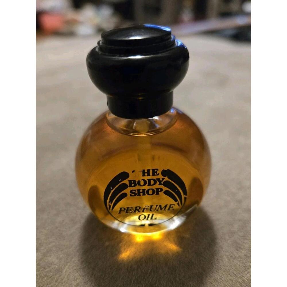Vintage The Body Shop Tea Rose Perfume Oil Discontinued Rare